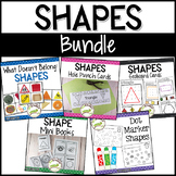 Shapes Activities Bundle, Preschool, Pre-K