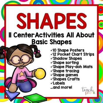 Preview of Shapes Activities for Preschool & PreK