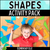 Shapes Activity Pack - 2D & 3D Shapes {Common Core Aligned}