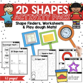 Shapes Activity Pack - Shape finders, Worksheets & Playdough Mats