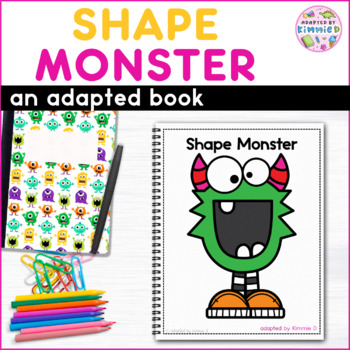 Preview of Shapes Special Education Circle Time Adapted Book 2d Shapes Adaptive Activity