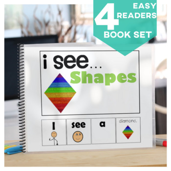 Preview of Shapes Adapted Book and Easy Readers