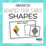 Shapes Adapted Task Cards