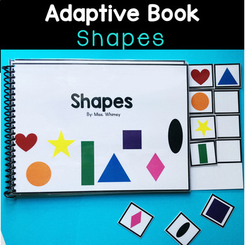 Preview of Shapes Adaptive Book for Kindergarten & Special Education Interactive Learning