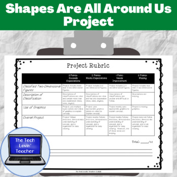 Preview of FREEBIE: Shapes Are All Around Us Project