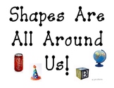 Shapes Are All Around Us  pocket chart sort