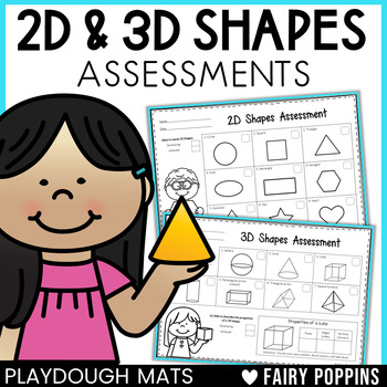 Preview of Shapes Assessment (2D and 3D Shapes)