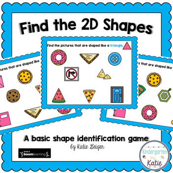 Preview of Shapes BOOM Cards Find the Shapes 2D