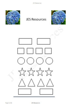 Preview of Shapes - Black & White - JES Resources