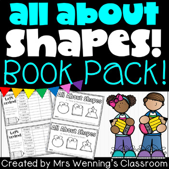 Preview of Shapes Book! Read and Respond! All About Shapes!