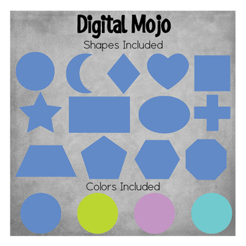 Shapes Clipart No Fuss Tou Moveable Clipart For Digital Activities