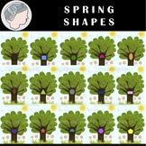 Shapes Clipart - Tree Clipart - Spring Clipart - Color Clipart