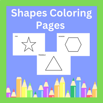 Preview of Shapes Coloring Pages