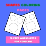 Shapes Coloring Pages!(Includes Shape Chart!)