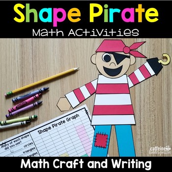 Preview of Shapes Craft Kindergarten - Shape Pirate