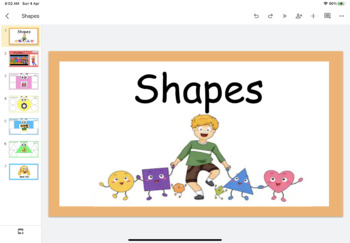 Preview of Shapes Digital Activity for Preschool