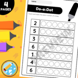 Shapes Do-A-Dot Coloring Pages | Dot Marker Activity