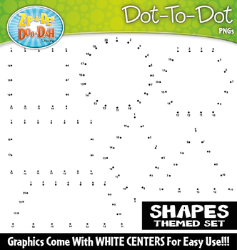 Shapes Dot To Dot Worksheets Teaching Resources Tpt