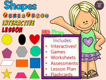 Preview of Shapes - No PREP Lesson