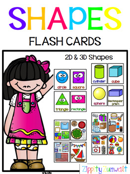Preview of Shapes Flash Cards