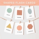 Shapes Flash Cards, Centers, Montessori, Classroom, Bullet