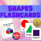 English Shapes Flashcards (2D)- Perfect for Online ESL Classes