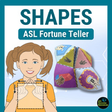 Shapes Fortune Teller Sign Language 2D Geometry Vocabulary