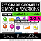 Geometry | Shapes & Fractions | BUNDLE
