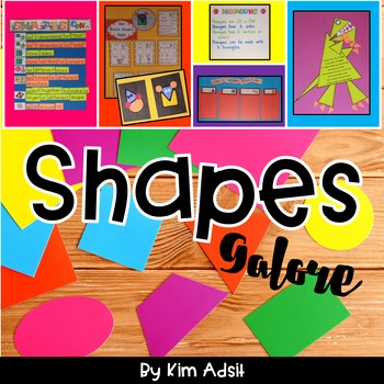 Preview of Shapes Galore for the Common Core by Kim Adsit