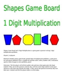 Shapes Game Board and 1 Digit Multiplication Game