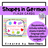 Shapes In German- Flash Cards