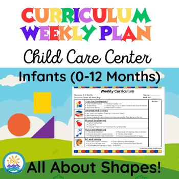 Preview of Shapes- Infant Lesson Plan Printable- Week #41