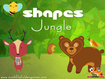 Shapes Jungle {Math Clipart} by MathFileFolderGames | TPT