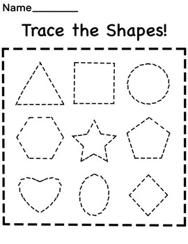 Shapes Learning Worksheets by Ault Illustrations | TPT