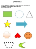 Shapes Lesson B Technology Lesson Plan & Materials