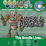 Lines & Angles Unit Bundle - Geometry Curriculum - Distanc