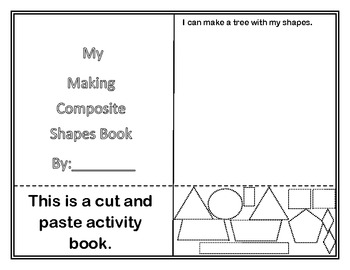 Preview of Shapes Making Composite Shapes Book...NO SNOW GLOBE (A Common Core Standard)