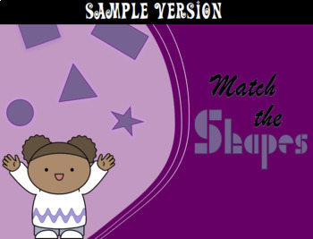 Preview of Shapes Match Interactive Game (Sample)