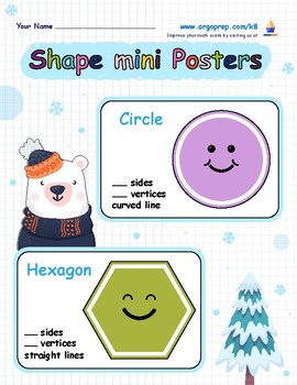 Preview of Shapes Mini Posters