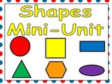Shapes Mini-Unit for Kindergarten