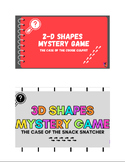 Shapes Mystery Game *BUNDLE* 2D and 3D SHAPES REVIEW