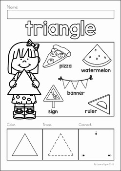 Circle Shaped Foods Shapes No Prep Worksheets by Lavinia Pop Teachers Pay 