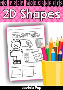 Preview of Shapes No Prep Worksheets
