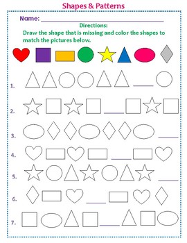 Preview of Shapes, Patterns, Tracing, & Fine Motor Skill Development