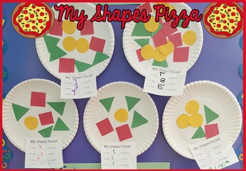 Preview of Shapes Pizza Activity - Pre-K & Kindergarten