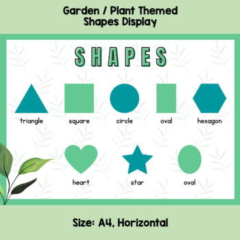 Preview of Shapes (Plant/Garden Themed) (Singapore)