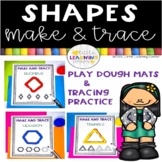 Shapes Playdoh Mats / Tracing Shapes Playdough / Make and 