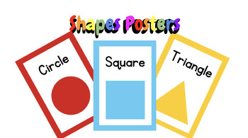 Preview of Shapes Poster Cards