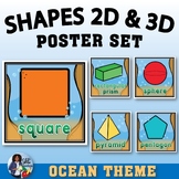 Shapes Posters 2D and 3D