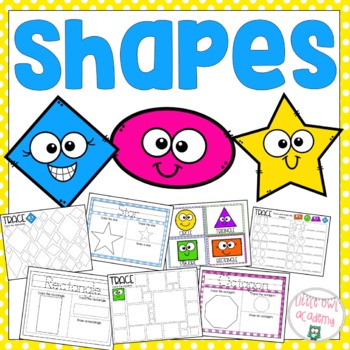 Shapes Preschool Packet by Little Owl Academy | TpT